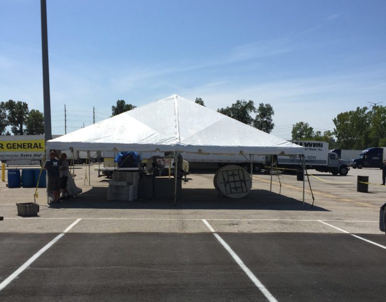 30 x 30 Frame or Pole Tent | White Top Inc.